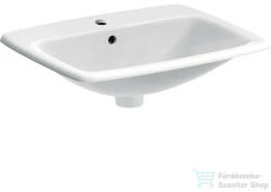 Geberit SELNOVA SQUARE 55x45 cm-es beépíthető mosdó, fehér 501.466. 00.7 (501466007)