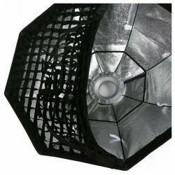 Godox octobox 140 cm méhsejtráccsal bowens csatlakozású alumínium gyűrű adapter (SB-FW140) (D40833) (D40833)
