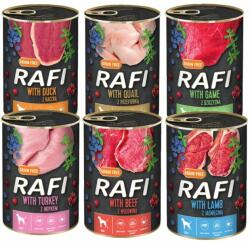 RAFI DOLINA NOTECI Rafi Premium Hrana umeda caini, mix sortimente 48x400g