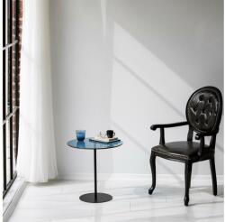 ASIR GROUP Măsuță laterală CHILL 50x50 cm negru/albastru (AS1584) Masa de cafea