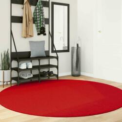 vidaXL piros rövid szálú puha és mosható szőnyeg Ø 200 cm (375183)