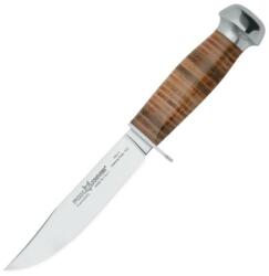 Fox Knives EUROPEAN HUNTER tőr, bőr markolattal, 22 cm, 610/11 (610/11)