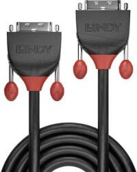 Lindy DVI Csatlakozókábel [1x DVI dugó, 24+1 pólusú - 1x DVI dugó, 24+1 pólusú] 2.00 m Fekete (36252) (36252)