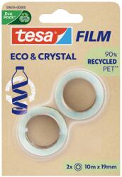 tesa Eco & Crystal ragasztószalag átlátszó 10 m x 19 mm 2 db (59035-00000-00) (59035-00000-00) (59035-00000-00)