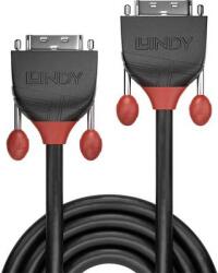 Lindy DVI Csatlakozókábel [1x DVI dugó, 24+1 pólusú - 1x DVI dugó, 24+1 pólusú] 3.00 m Fekete (36253) (36253)