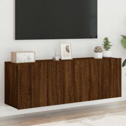 vidaXL 2 db barna tölgyszínű falra szerelhető TV-szekrény 60x30x41 cm (836951)