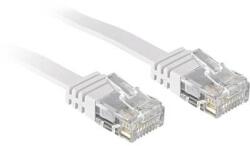 Lindy RJ45 Hálózat Csatlakozókábel CAT 6 U/UTP 10.00 m Fehér Védővel LINDY (47505) (47505)