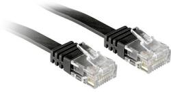Lindy RJ45 Hálózat Csatlakozókábel CAT 6 U/UTP 5.00 m Fekete Védővel LINDY (47524) (47524)