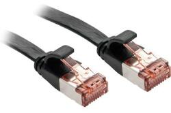 Lindy RJ45 Hálózat Csatlakozókábel CAT 6 U/UTP 3.00 m Fekete Védővel LINDY (47573) (47573)