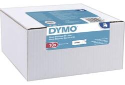 DYMO Feliratozó szalag 10 részes készlet DYMO D1 2093096 Szalagszín: Fehér Szövegszín: Fekete 9 mm 7 m (2093096)
