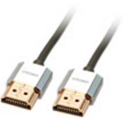 Lindy HDMI Csatlakozókábel [1x HDMI dugó - 1x HDMI dugó] 2.00 m Szürke (41672) (41672)