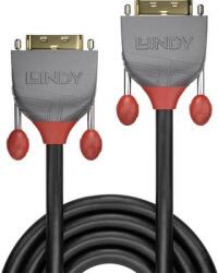 Lindy DVI Csatlakozókábel [1x DVI dugó, 24+1 pólusú - 1x DVI dugó, 24+1 pólusú] 10.00 m Fekete (36226)