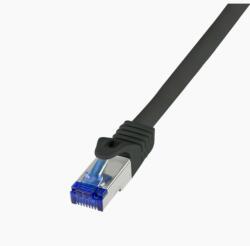 LogiLink Patch kábel Ultraflex Cat. 6A S/FTP 15m fekete (C6A103S) (C6A103S) (C6A103S)