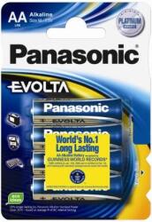 Panasonic 1.5V Alkáli AA ceruza elem EVOLTA (4db / csomag) (LR6EGE/4BP) (LR6EGE/4BP) (LR6EGE/4BP)