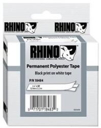 DYMO "Rhino" Feliratozógép szalag poliészter 19 mm fehér (18484) (18484) (18484)
