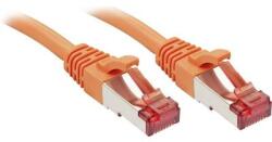 Lindy RJ45 Hálózat Csatlakozókábel CAT 6 S/FTP 5.00 m Narancs Védővel LINDY (47811) (47811)