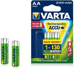VARTA Ready To Use AA Ni-Mh 2100 mAh ceruza akku (2db/csomag) (56706101402) (56706101402)