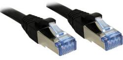 Lindy RJ45 Hálózat Csatlakozókábel CAT 6A S/FTP 20.00 m Fekete Védővel LINDY (47185) (47185)
