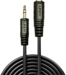Lindy Jack Audio Hosszabbítókábel [1x Jack dugó, 3, 5 mm-es - 1x Jack alj, 3, 5 mm-es] 2.00 m Fekete (35652) (35652)