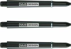 Winmau Signature Nylon Black Medium Shafts Black 4, 6 cm Tije darts