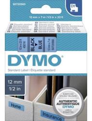 DYMO feliratozószalag D1, 12mm, kék/fekete, S0720560 (S0720560) (S0720560)