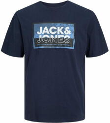 JACK & JONES Férfi póló JCOLOGAN Standard Fit 12253442 Navy Blazer (Méret L)