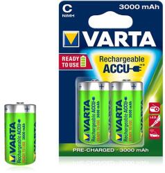 VARTA Ready To Use C Ni-Mh 3000 mAh akku (2db/csomag) (56714101402) (56714101402)