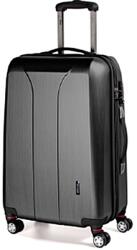 March Yearz NEW CARAT fekete cirmos négykerekű nagy bőrönd Y088-L