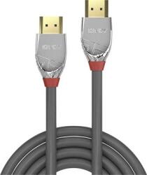 Lindy HDMI Csatlakozókábel [1x HDMI dugó - 1x HDMI dugó] 0.50 m Szürke (37870) (37870)