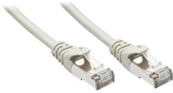 Lindy RJ45 Hálózat Csatlakozókábel CAT 5e F/UTP 1.00 m Szürke Védővel LINDY (48342) (48342)