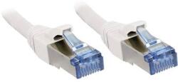 Lindy RJ45 Hálózat Csatlakozókábel CAT 6A S/FTP 1.50 m Fehér Védővel LINDY (47193) (47193)