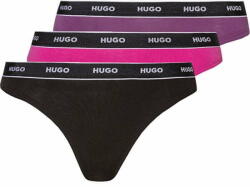 HUGO BOSS 3 PACK - női tanga alsó HUGO 50480150-985 (Méret XL)