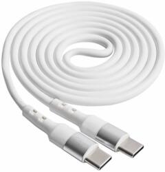  USB2.0 Type-C(apa) to USB2.0 Type-C(apa) 1m fehér link kábel (AK-USB-40) AKYGA 3000mAh 60W