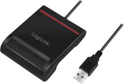 LogiLink Card reader Logilink CR0047 USB 2.0 card reader, for smart ID, black (CR0047) - pcone