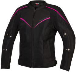 Rebelhorn Hiflow IV női motoros kabát fekete-neon rózsaszín