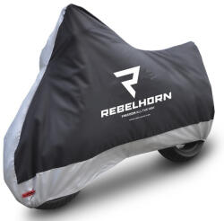 Rebelhorn Cover II motorkerékpár huzat fekete-ezüst - motozem - 12 370 Ft