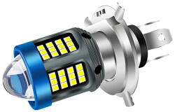 Bec LED H4 pentru far Moto ATV Scuter 3570 LED Chips 160W 61 SMD (LEDH4MOTOSMD61)