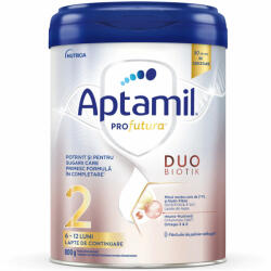 APTAMIL Lapte praf Aptamil PROfutura DUOBIOTIK 2 pentru 6-12 luni, 800g, Nutricia