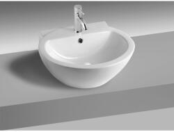 Gala Lavoar Gala Loop 04270, 510 x 480 mm, montare pe blat, preaplin, ceramica sanitara, alb (04270)
