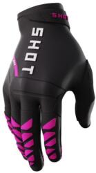 Shot Mănuși motocross pentru femei Shot Core negru și roz lichidare (SHOA08-13C1-C06)