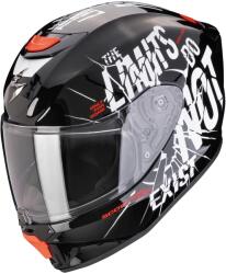 Scorpion Cască de motocicletă pentru copii Scorpion EXO-JNR AIR BOUM negru și alb (SCRP120-436-63)