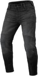Revit Moto 2 TF Blugi motocicletă cu croială, negri (REFPJ053-6162)