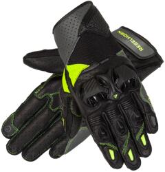 Rebelhorn Mănuși de motocicletă Rebelhorn Flux II negru-fluo-galben lichidare (PRBRH-GLV-FLUX-II_58)