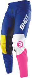 Shot Pantaloni motocross pentru copii Shot Devo Storm albastru-galben-alb-alb-roz výprodej lichidare (SHOA0A-11C4-B04)