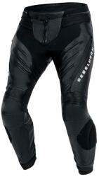 Rebelhorn Veloce Veloce Pantaloni de motocicletă din piele neagră și albă (PRBRH-LP-VELOCE-14)