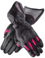 Rebelhorn Mănuși de motocicletă Rebelhorn Rebel pentru femei, negru și roz (PRBREBEL-LADY-GLV63)