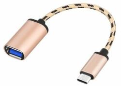  Cablu OTG, USB A mama la Type C, 15cm, 196734