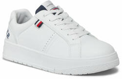 Tommy Hilfiger Sneakers Tommy Hilfiger Logo Low Cut Lace-Up Sneaker T3X9-33360-1355 S White/Blue X336