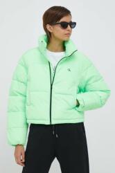 Calvin Klein Jeans rövid kabát női, zöld, téli, oversize - zöld M