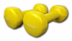 TUNTURI Gyakorló súlyzók 2x1, 5 kg sárga súlyzók 1, 5 kg
